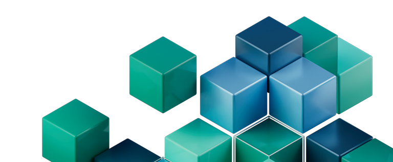 Imagem de rodapé do AI Labs com cubos coloridos